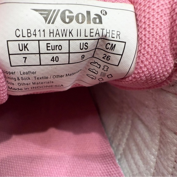 Gola Hawk II Sneakers Pink Size 8 Shoes Anthropologie - Picture 9 of 9